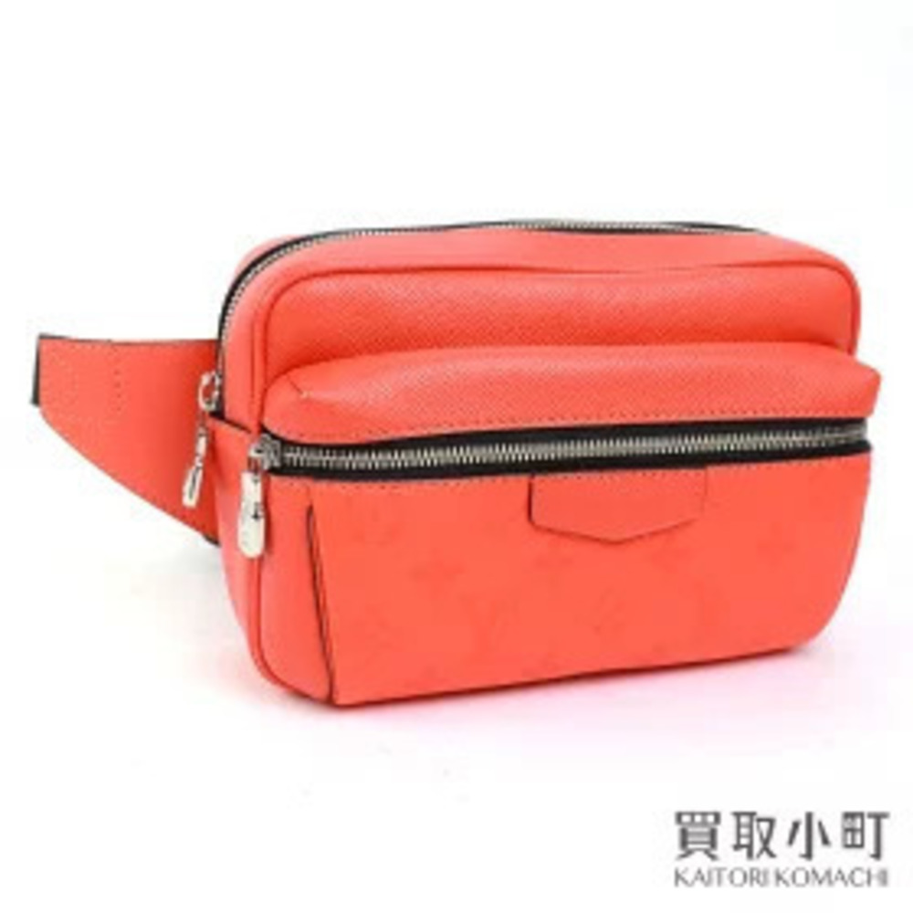 Louis Vuitton Bum bag Outdoor Monogram Taiga Volcano Orange Waist Bag Crossbody